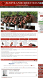 Mobile Screenshot of marylandequestrian.us